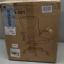 AreShark Office Chair - Ergonomic Breathable Mesh Desk Chair with Adjustable Lumbar Support and Flip-up Armrests - Executive High Back Rolling Swivel Comfortable Computer Gaming Chair for Home Office