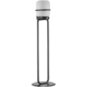 Eximus Fixed Height Speaker Floor Stand - with Silicone Pad - Compatible with Apple HomePod - Black