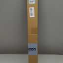 no Drill Cordless Roman Shades for Windows, 29" W  64" H - 100% Blackout - Linen - Mist White