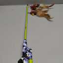 Cat Caster Fishing Pole Toy | Tangle Free & Easy to Store. Includes One Soft Toy and 2 Plastic Fish | The Ultimate Gift for Kitty Lovers, Cat Camo
