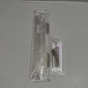 MOSECYOU Door Strike Plate Double Holes, Heavy-Duty Latch Reinforcement Plate for Door Handle and Deadbolt, Security Striker Plates for Exterior Interior Door (1, Satin Nickel)