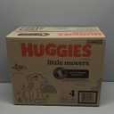 Huggies Size 4 Diapers, Little Movers Baby Diapers, Size 4 (22-37 lbs), 140 Ct (2 Packs of 70)