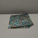 XUANINY Peel and Stick Backsplash Tiles for Kitchen, Bathroom,Fireplace,Self Adhesive Metal Aluminum Mosaic (11.81"x11.81") (5, Mixed Green&Blue&Maple Leaf)