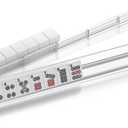 Suncle 4PCS Mahjong Racks with Pushers,Clear Acrylic American Majiang Tile Racks,Imports Modern Mahjong Racks with Built-in Pushers, Standard