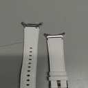 Leather Bands Compatible for Samsung Galaxy Watch Ultra 47mm (2025/2024) Watch Bands, Replacement Wristbands Bands for Galaxy Watch Ultra 47mm Smartwatch (white)