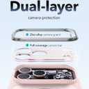 ESR for iPhone 17 Pro Case with Stash Stand, Compatible with MagSafe, Military-Grade Drop Protection Magnetic Phone Case, Scratch-Resistant Back Cover,Frosted Bubblegum Pink