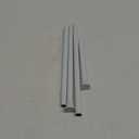 AIZESI Spring Tension Curtain Rod 23 to 48 Inch, 1Pcs White Tension Rod Tension Curtain Rod, Spring Tension Rod No Drilling Adjustable Curtain Rod Spring Loaded Curtain Rods