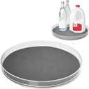 Spectrum Lazy Susan Organizer, Hexa Grande 14.5" - Lazy Susan Turntable for Cabinet, Refrigerator, Pantry, Table, & Shelf - Rotating & Spinning Pantry Organization - Spice Rack Storage for Fridge (XX Large, Charcoal)