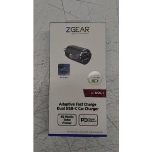 ZGEAR 45 Watt Dual USB-C Car Charger & Cell Candy Adaptive Fast Charging USB C Car Charger (20 W)