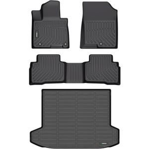 ANBINGOFit for Hyundai Tucson Hybrid Floor Mats (Only with Subwoofer) 2026-2022 Weather Car Mats for Hyundai Tucson Hybrid TPE Rug Trunk for Tucson Hybrid Rubber Liner for Tucson Hybrid Accessories
