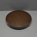 13.9813.98Round Decorative Tray with Gold Handles Wood Decorative Serving Tray for Living Room Coffee Table Kitchen Counter Home Decor, Brown Marble-Like Pattern (14")