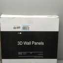 Art3d PVC 3D Wall Panel, Decorative Wall Tile in White 12-Pack 19.7"x19.7"