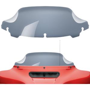 Amazicha 7" Smoke Wave Windshield Windscreen Compatible for 2014-2023 Harley Davidson Touring Street Glide/Electra Glide/Ultra Limited/Tri Glide FLHT FLHX FLHXS FLHTK (Tint)