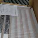 Dog Gate for Stairs,Foldable Dog Gate for Indoor Doorways House,Freestanding Pet Gates for Dogs,Doogie Puppy Fence Gate (3 Panel - 55 inches Wide, Black Walnut)