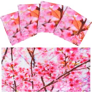 Hortsun 4 Pack Light Covers 4 x 2 Feet Magnetic Light Cover for Drop Ceiling, Ceiling Shade Filters for Office Classroom Home Hospital Decor(Cherry Blossoms)