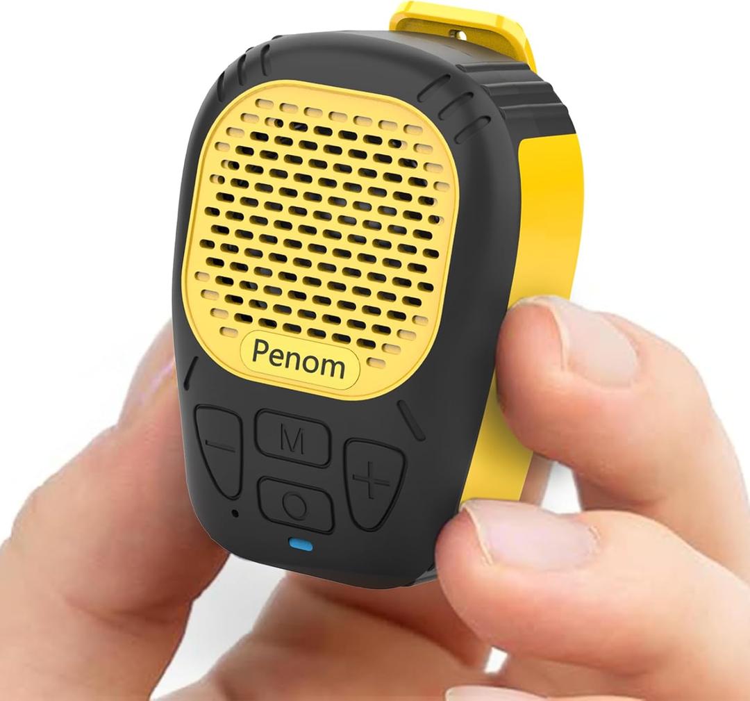 Wearable Bluetooth Speaker,Clip on Wireless Jobsite Water-Resistant Portable Speaker, Built in Mic for Hands-Free/Call, Suitable for Indoor & Outdoor Use Update Version Yellow Wearable Bluetooth Speaker,Clip on Wireless Jobsite Water-Resistant Portable Speaker, Built in Mic for Hands-Free/Call, Suitable for Indoor & Outdoor Use Update Version Yellow