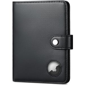 Passport Holder with Airtag for Men and Women, RFID Blocking Passport Wallet Cover Case