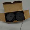 Ribbli Black Silk Satin Ribbon 1.5 Inch x 12 Yard Handmade Frayed Chiffon Ribbon with Wooden Spool for Gift Wrapping, Wedding Invitations, Bridal Bouquets & Home Decor