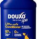 DOUXO Skin & Coat SPA - Ultra-Safe Oatmeal Dog Conditioner, 16 fl oz, Safely Detangles, Moisturizes, Leaves The Coat Soft, Silky and Radiant, Skin-Friendly Formula