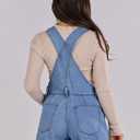 ANRABESS Overalls for Women Denim Shorts Overalls 2026 Summer Casual Loose Fit Adjustable Rompers Jean jumpsuit Bib Shortalls (Blue, XS)