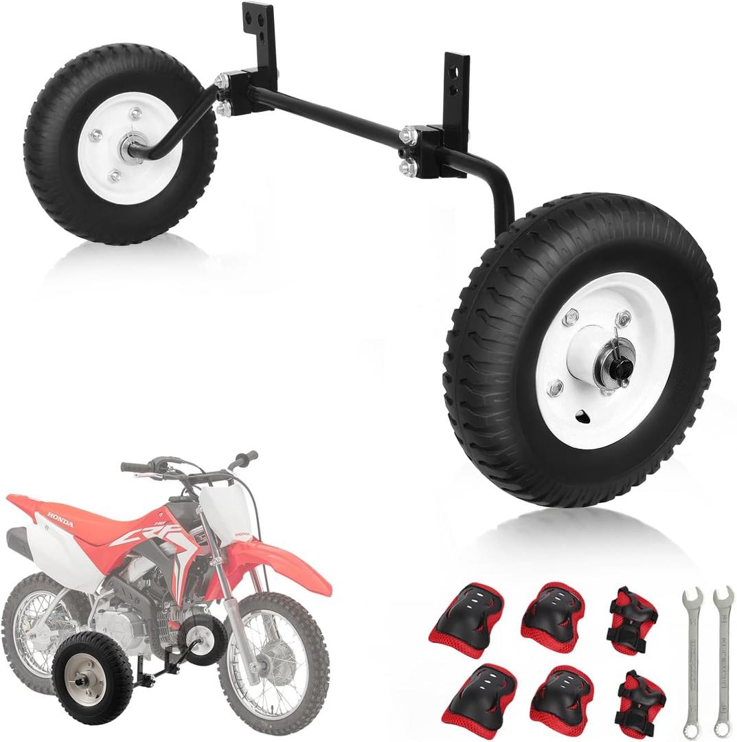 TEEMOO Dirt Bike Training Wheels 50cc, For Razor MX500 MX400 MX125, Honda CRF50 CRF50F XR50 Z50 Z50R, Yamaha PW50 PW80 TTR50, etc, Training Wheels Compatible with All Kinds of 50cc Dirt Bike