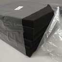 6 PCS Polyurethane Foam Sheets 16 x 12 x 1 Inch, Foam Inserts for Cases,Black Cuttable Polyurethane Foam Pad for Packing, Cushioning, Toolbox, Game Box, Storage, Crafts