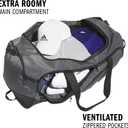 adidas Defender 5 Duffel Bag Premium Duffle for Sports, Gym & Travel