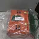 KOLWOVEN Rattan Storage Basket with Lid - Mouse in a Box - Small Doll House - Decorative Hand Woven Shelf Organizer - Cute Handmade Handcrafted Gift Decoration Artwork Wicker (Moss Green)