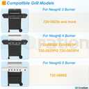 Universal Warming Rack for Nexgrill Grill Parts 720-0888S 720-0830X 720-0925P 720-0925PG, Grill Top Rack for Nexgrill 720-0830X, Adjustable Grill Warming Rack for Nexgrill Replacement Parts