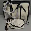 LOVEVOOK Laptop Tote Bag for Women,Canvas Work Bag, Waterproof Business Teacher Bag,Large Computer Handbag Purse Briefcase,Office Gifts for Women