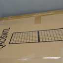 2-Pack Gridwall Panel Display Stand, 2'x5.5' Heavy Duty Floor Standing Rack with Detachable Girdwall, Movable Silent Wheel, Easy to Transport, Ideal for Retail & Craft Fairs