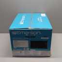 Emerson MW7302B Compact Countertop Microwave Oven with Touch Control, LED Display, 700W, 10 Power Levels, 6 Auto Menus, Glass Turntable and Child Safe Lock, 0.7 Cu., Ft. Black