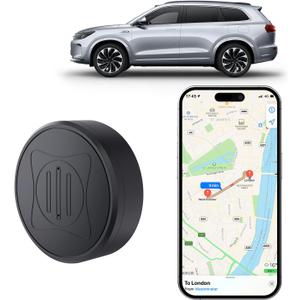 Mini GPS Tracker for Vehicles: Tracker Device for Vehicles No Subscription No Monthly Fee Car Tracker Device Hidden Magnetic Real-Time Tracking for Cars Kids Dogs