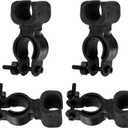 4 PCS Cane Holder for Walker, Cane Holder, Wheelchair Walker Accessories, Accessories for Seniors, Wheelchair Accessories, Universal Crutches Stick Bracket, Fixed Cane