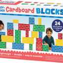 Teacher Created Resources Easy-Stack Cardboard Blocks 24 Piece Set (TCR11531)