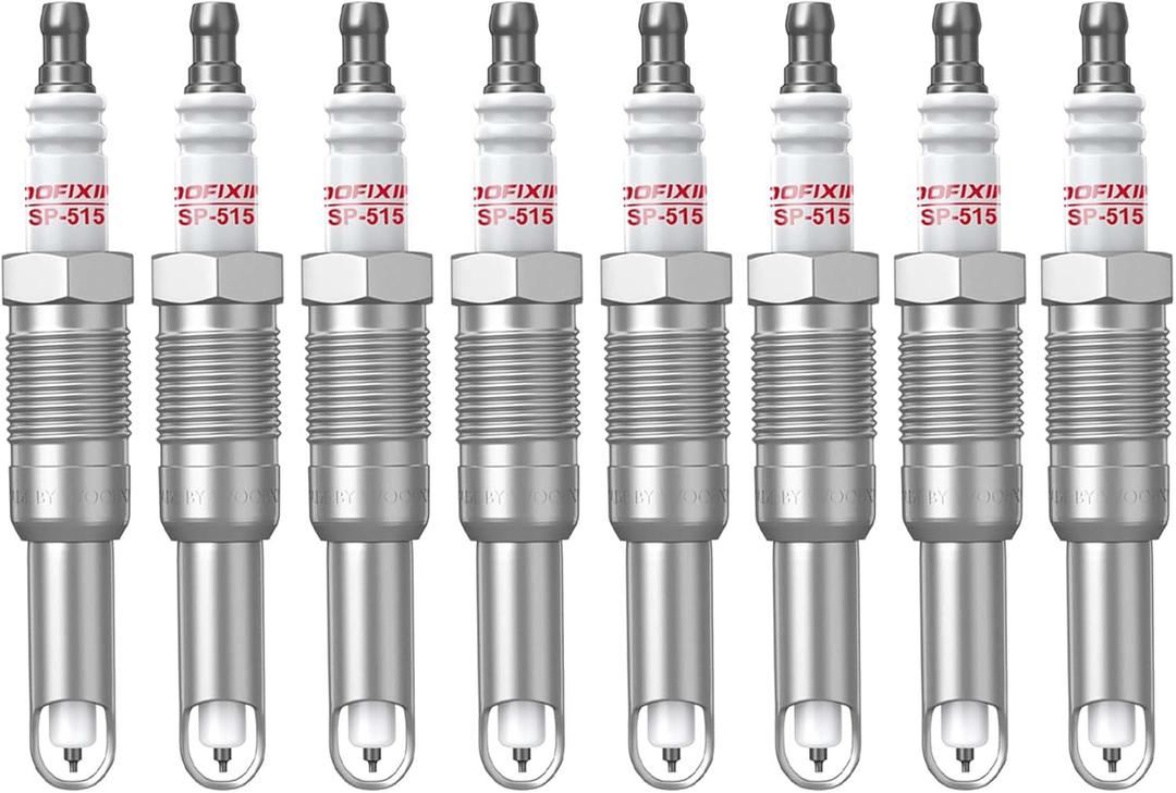 8X Spark Plugs SP515 SP546 Compatible with Ford F-150 5.4L, Expedition 1997-2014,F-250 F-350 Super Duty 4.6L 5.4 6.8L V8