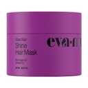 Eva NYC AntiFrizz Hair Mask for Instant Shine  Argan Oil + Neem Oil  For High Gloss + Glassy MirrorLike Shine  Nourishing AntiFrizz Hair Product  Warm Vanilla Scent  8.4 fl oz