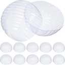 PRETYZOOM 15pcs Baseball Hat Insert, Plastic Cap Shape Keeper, Baseball Cap Inner Support to Keep the Shapes (19x19x10cm) (19.00X19.00X10.00CM, Transparent)