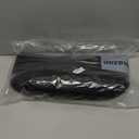 Cotton Rope Storage Basket, 15x10x9 Inches, Woven Basket for Shelves, Clothes, Towels, Books, and Laundry, Black (1 Pack)