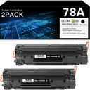 78A Toner Cartridge 2-Pack Replacement for HP 78A | CE278A Toner Compatible with HP P1606DN M1536 MFP M1536DNF P1560 P1566 P1606 Printer Ink.(2 Black)