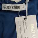 Grace Karen Blue Sequin Top, Size XL