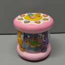 Baby Girl Toys for 6-12 Months Ocean Rotating Light Up Musical Toys Tummy Time Infant Toys 3-6 12-18 Months Baby Girl Toys 1 2 Year Old (Pink)