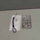 GVIEWIN for iPhone 14 Case Floral, with Screen Protector & Camera Lens Protector,[Non Yellowing] Soft Shockproof Clear Phone Protective Cover for Women, Flower Pattern Design 6.1"(Mallow/Colorful)