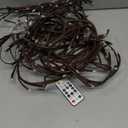 Enchanted Willow Vine Lights for Home Decor with 160LEDs, 8.2FT Wall Decoration Light with 8 Remote Control Modes (Brown)(1PCS) (Yellow)