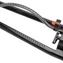 Black + Decker 3,600 Sq Ft Metal Oscillating Sprinkler Durable, Adjustable, Even-Coverage Watering BD3435