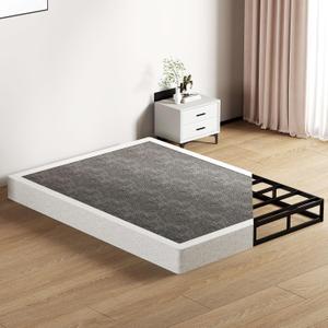 SHOANED 7 Inch Queen Box Spring - Metal Frame Mattress Foundation Memory Foam Basics Bed Base Heavy Duty Box Springs No Noise, 3000lbs Max Weight Capacity