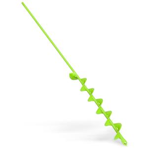 SYITCUN Auger Drill Bit for Planting - 2" X 32" Heavy-Duty Garden Auger Spiral Drill Bit - Bulb Planter Tool - 3/8" Hex Drive Drill