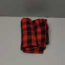 WOSIBO 2 Pack Buffalo Check Plaid Window Valances Red and Black Farmhouse Design Window Treatment Decor Curtains Rod Pocket Valances for Kitchen/Living Room 16" x 56"