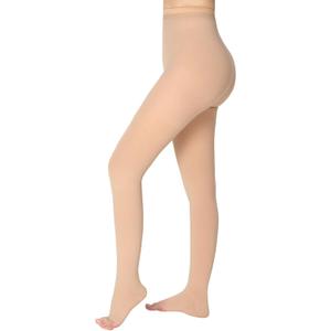 Medical Compression Pantyhose Stockings for Women Men, 20-30 mmHg Compression Socks Support Hose Tights, M