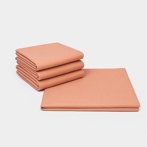 4 Pack Light Pink Fabric Tablecloths – 116" x 58" | Reusable Polyester Table Covers for Parties, Weddings, Events & Dining, Light Pink 